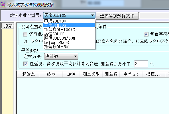 各種儀器數(shù)據(jù)