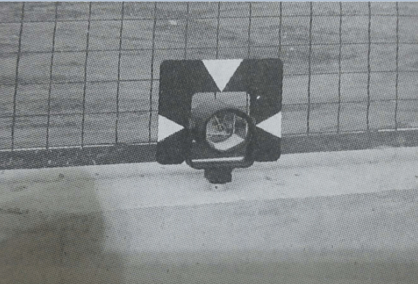 樁頂水平位移觀測示意圖